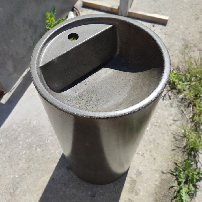 Умивальник тумба бочка самостоячий с опорами конструктор лофт бетонный