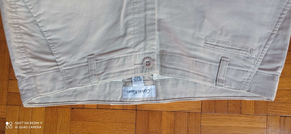 Spodnie Calvin Klein 32 x 30 - NOWE !, bawełna , kolor jasny