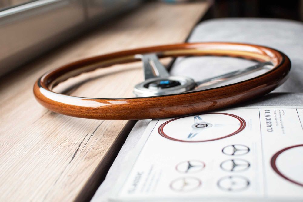 ORYGINALNA drewniana kierownica Nardi Torino Classic 365mm z Japonii