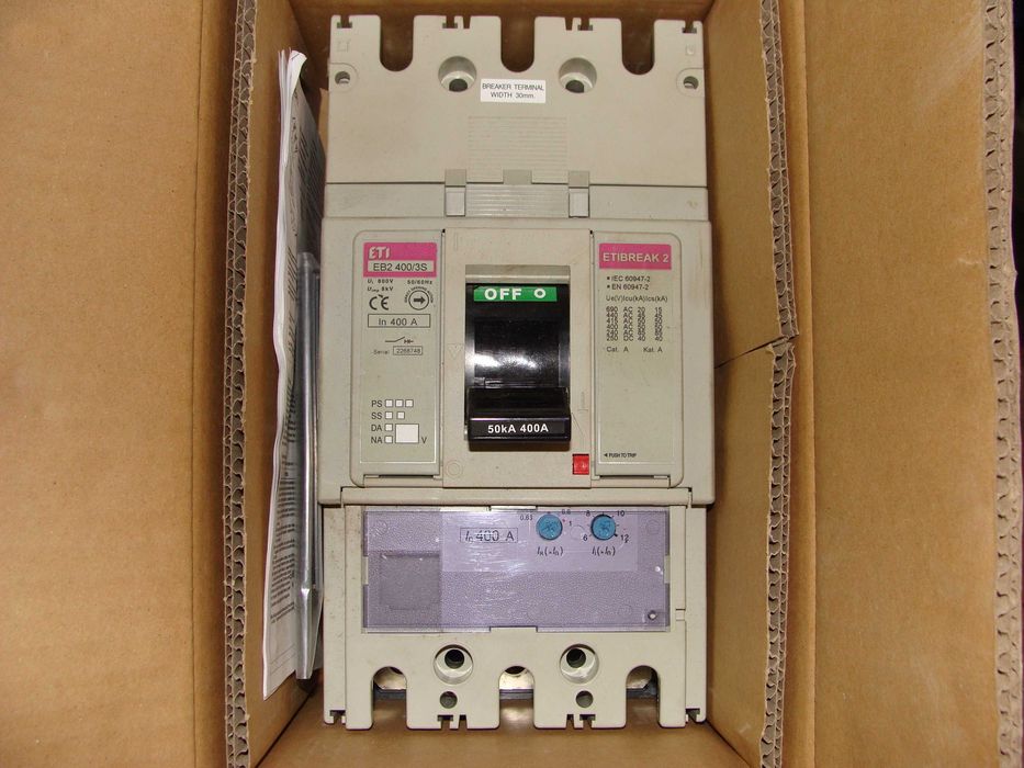 Автоматический выключатель ETIBREAK EB2 400/3S 400А(50кА)