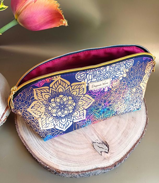 Kosmetyczka damska handmade rękodzieło na prezent L