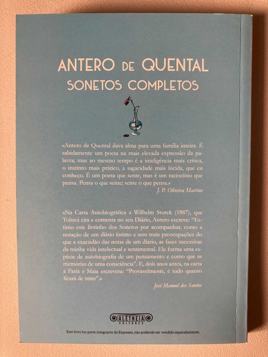 Sonetos Completos, de Antero de Quental