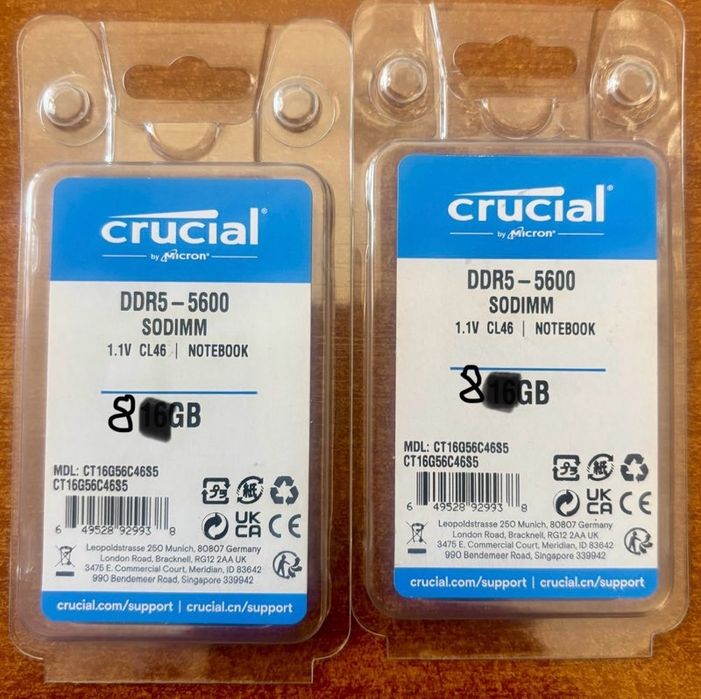 Nowe 8gb ram DDR5 5600