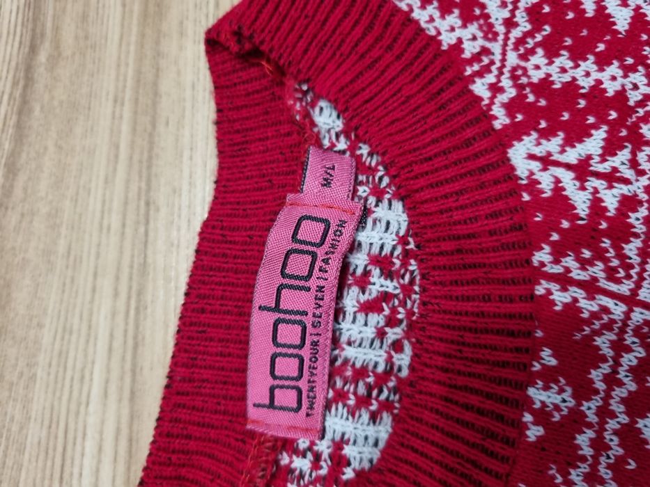 Sweter swetr Boohoo M 38 świąteczny