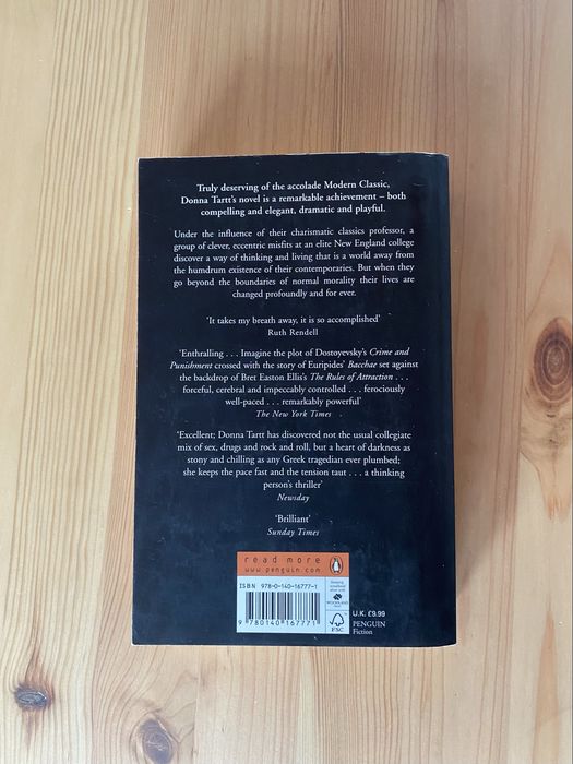 The Secret History - Donna Tartt