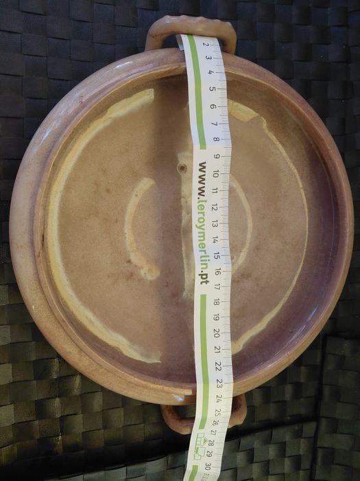 Terrina Redonda Antiga - Fábrica de Loiça de Sacavém (Sem Tampa) – 25 cm