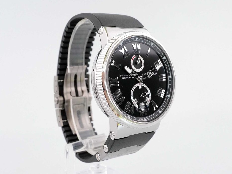 Ulysse Nardin Marine Chronometer Manufacture Black Dial 45mm