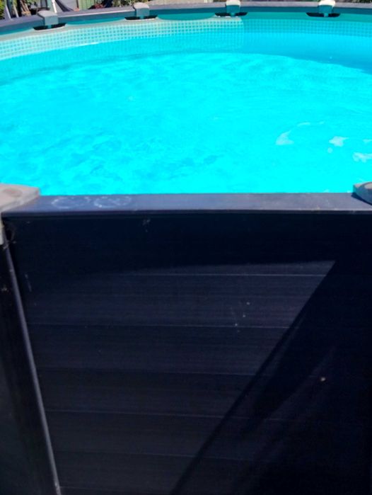 Piscina suspensa redonda