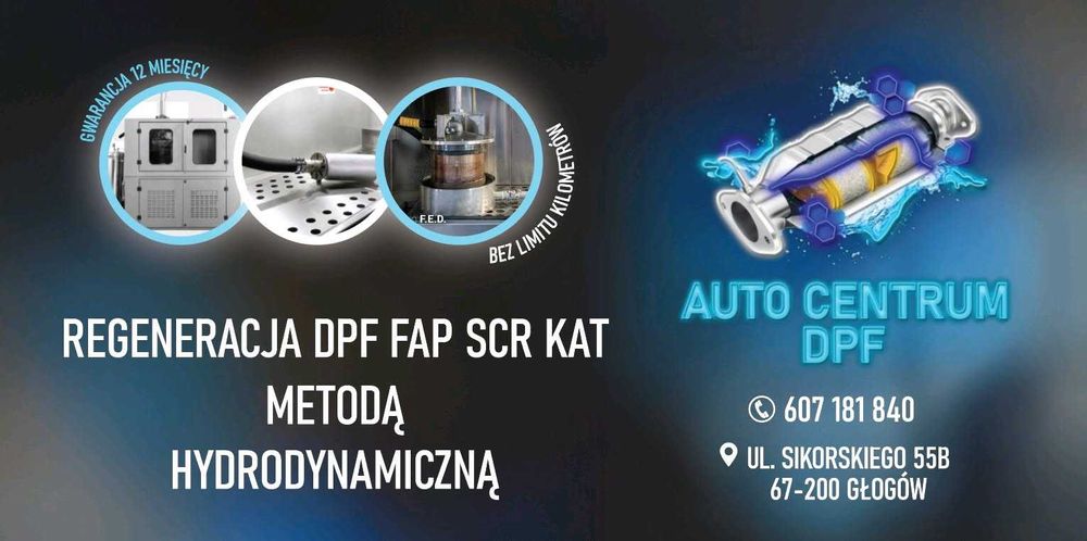 Regeneracja Czyszczenie Filtrów DPF SCR FAP KAT