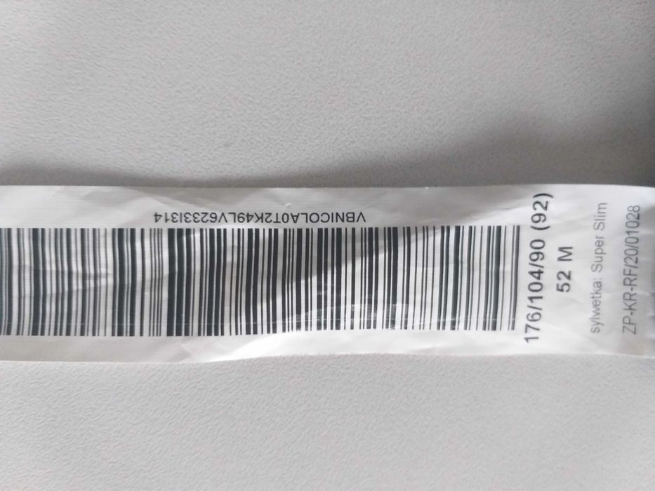 Garnitur granatowy męski Vistula 176/104/90(92), stan idealny!