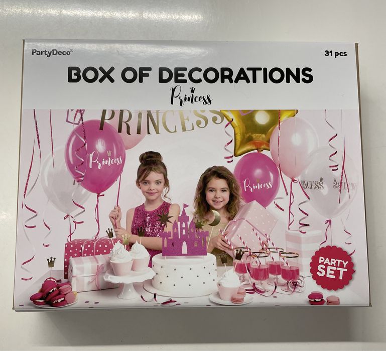Zestaw balony / urodziny / dziewczynka / impreza dekoracje księżniczka