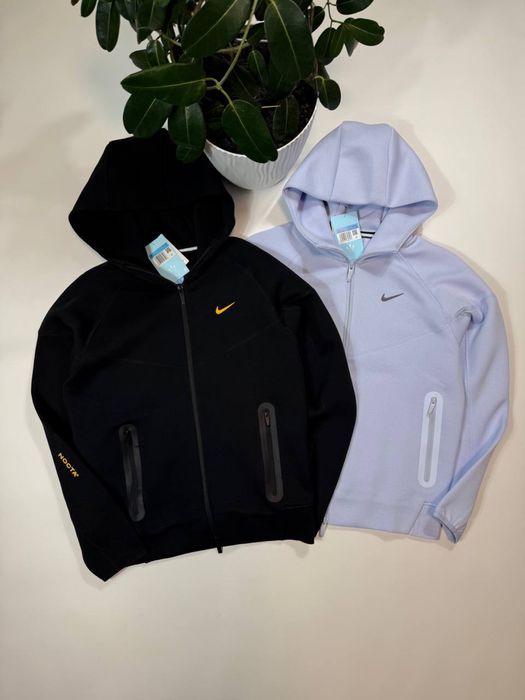 Зіпка Nike Nocta спортивна Чоловіча кофта Найк Нокта чорна | Фіолетова