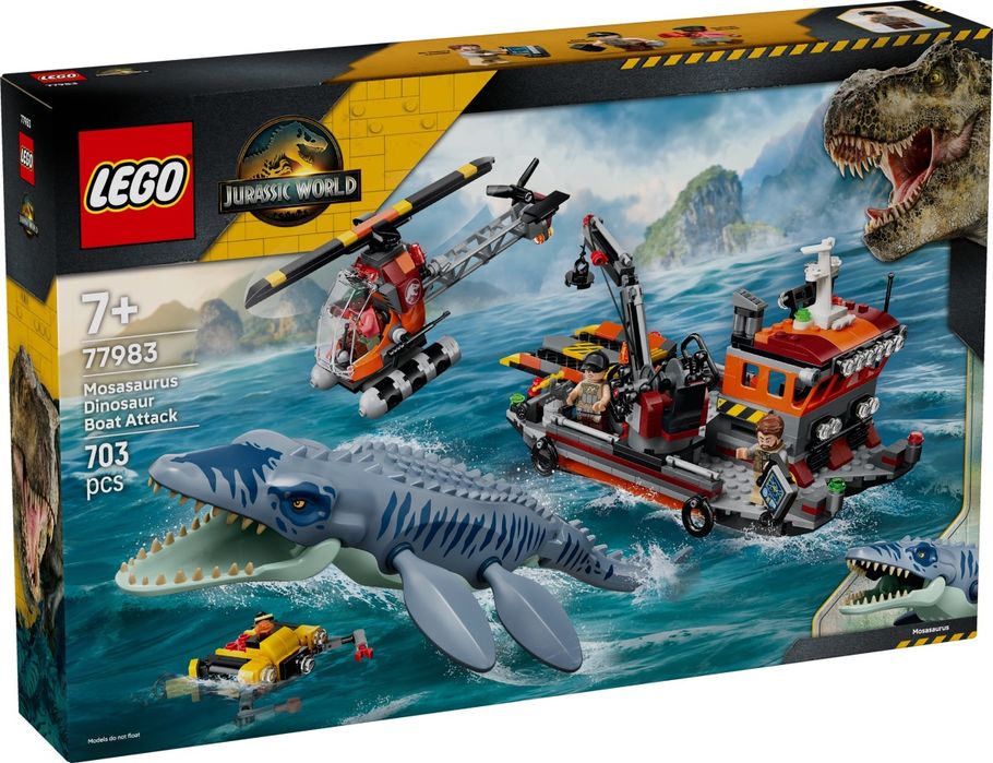 LEGO® Jurassic World 77983 Напад Мозазавра на човен (Mosasaurus