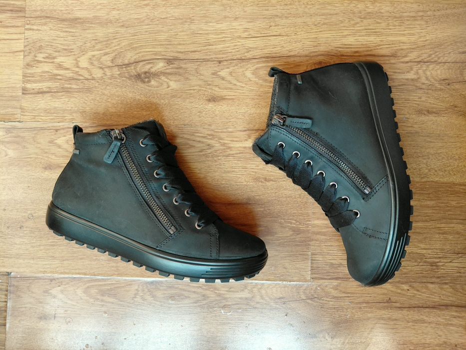 АКЦІЯ. Рр 38 ECCO SOFT 7 Trend фірмові шкіряні демісезонні черевики