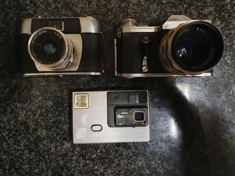Máquinas fotográficas antigas
