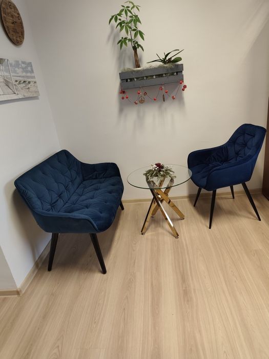 Sprzedam sofę, krzesło i stolik