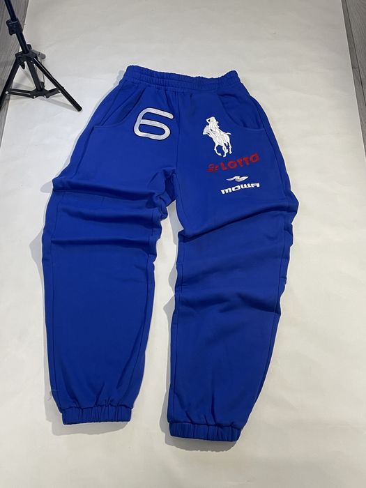 Штани спортивні Mowalola Ralph Lauren синій колір М-Л нові з бірками