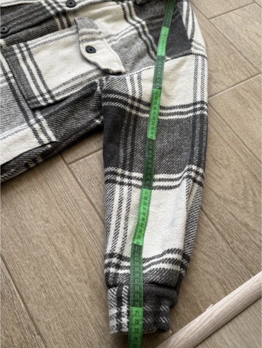 Куртка-сорочка mavi в клітинку утеплена оверсайз шакет shacket s/m