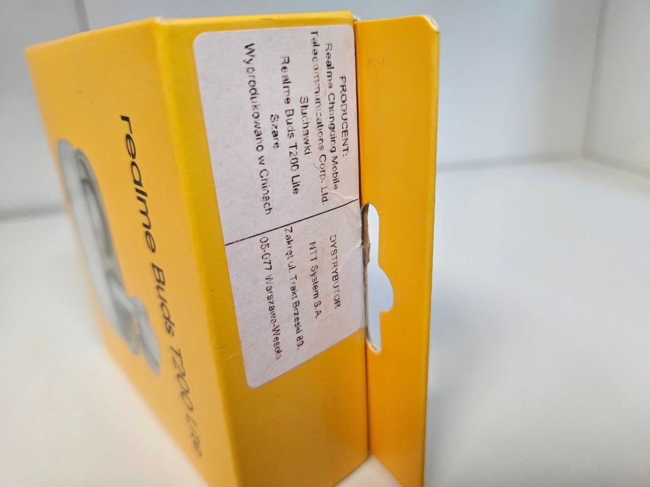 NOWE Słuchawki Realme Buds T200 Lite