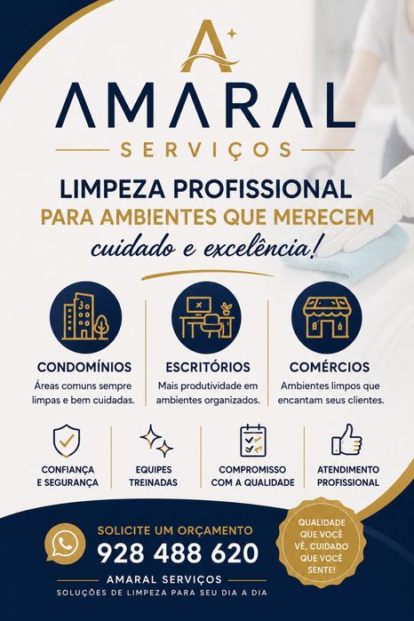 Servico de limpeza predial e comercial