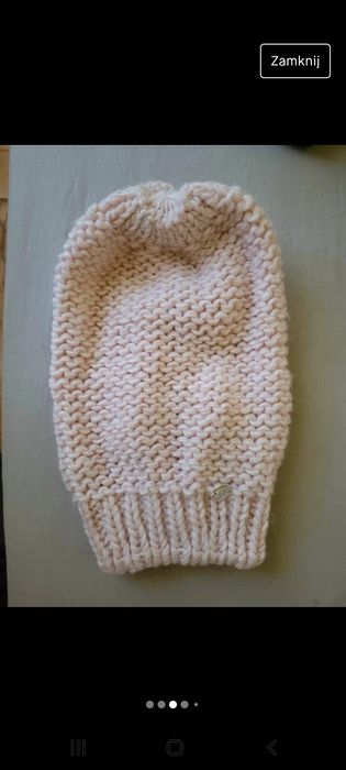 Nowy zestaw czapka i szalik z wełną