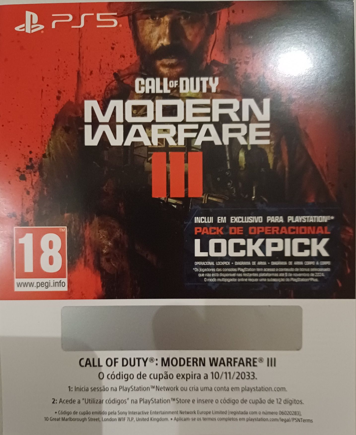 Jogo PS5 Call of Duty: Modern Warfare III (C.O.D.E. Edition)