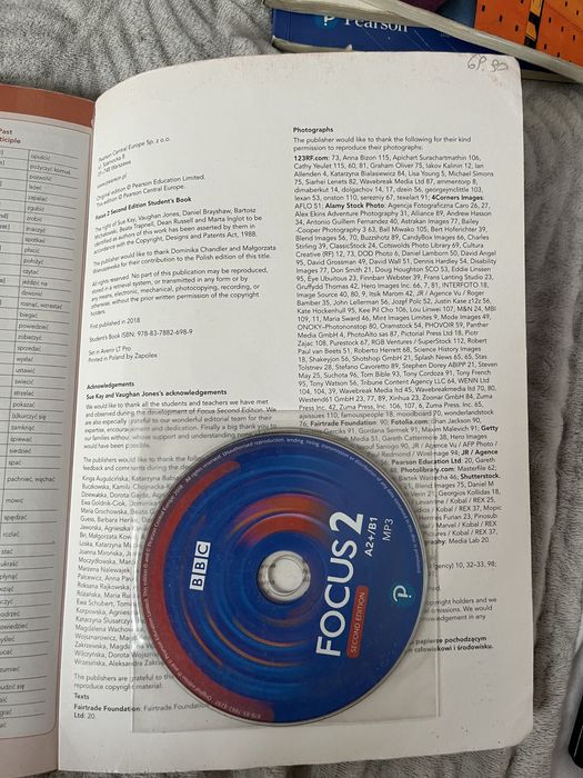 zestaw podręcznika oraz ćwiczen focus 2