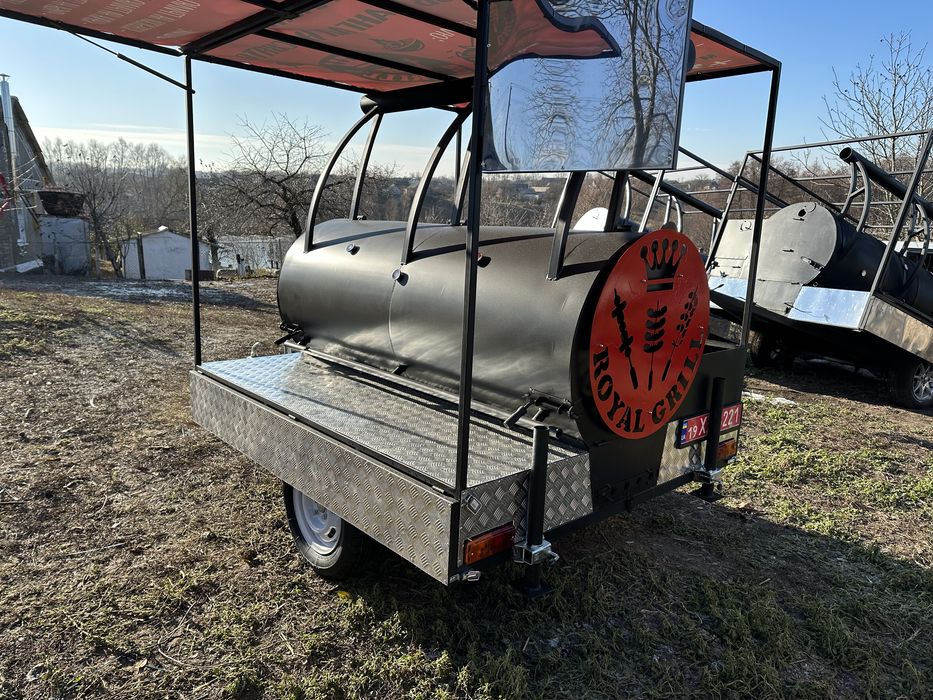 Bbq Барбекю Бочка на колесах