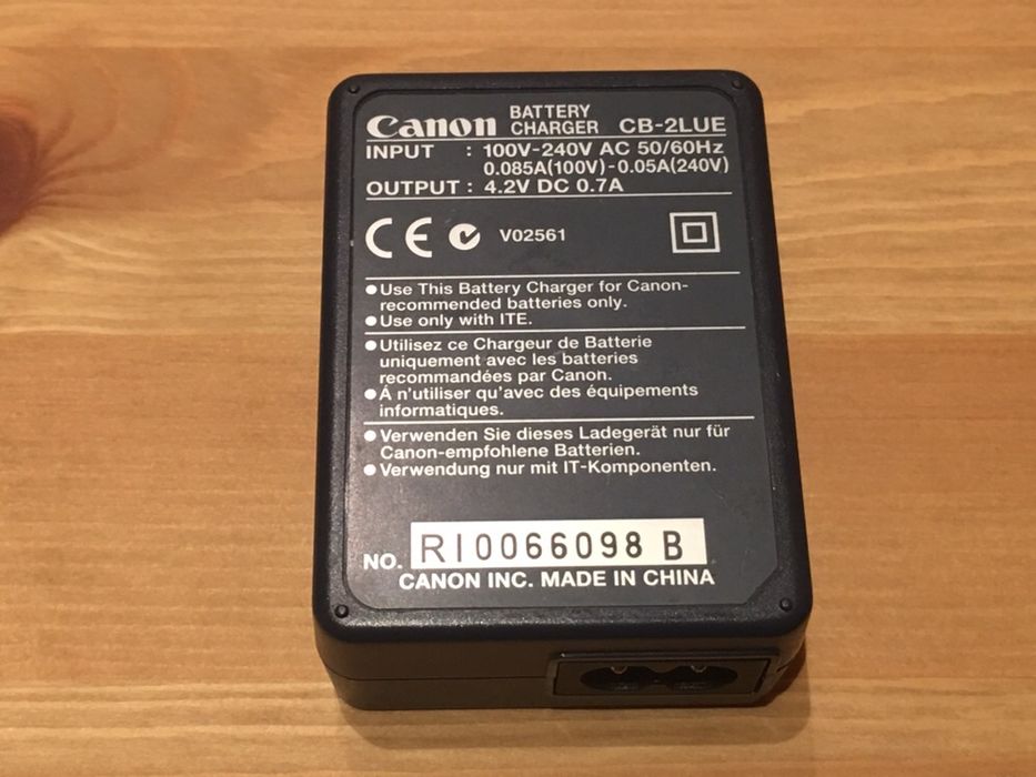 Carregador bateria Canon