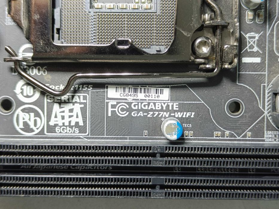 Материнська плата Gigabyte GA-Z77N-WiFi - MiniITX - LGA1155 з WiFi!