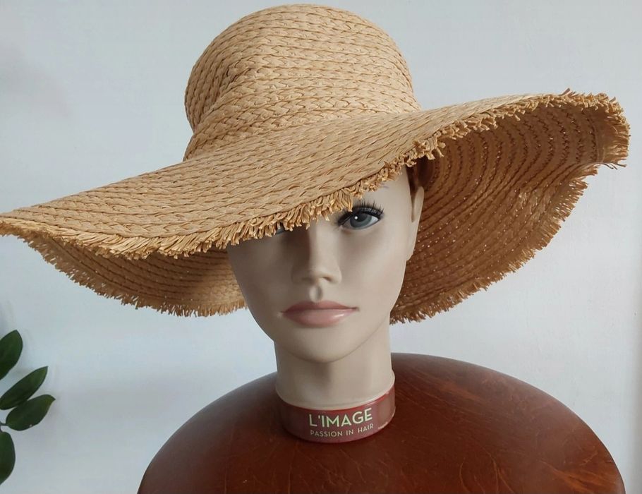 Elegance Kapelusz  słomkowy szeroki