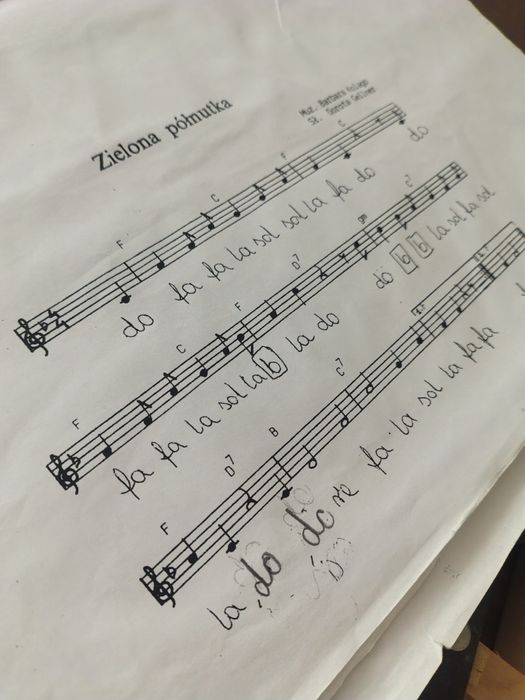 Cymbałki plus zeszyt nutowy