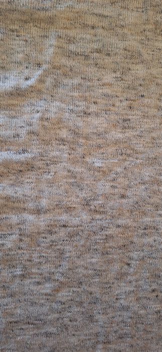 Camisola malha finaZARA Women Beige Melange Short Sleeve