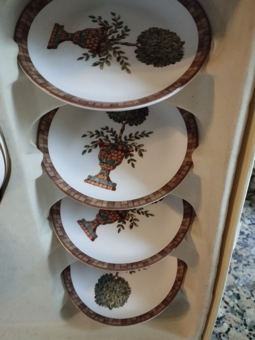 Azeiteiro com 4 pratos ( mosaico d'italia)