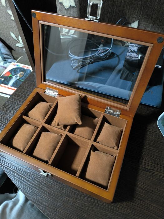 Кофр , футляр , шкатулка органайзер для часов , трэвл кейс