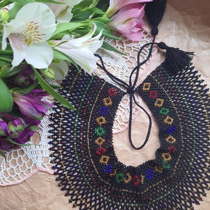 Намисто-силянка з чеського бісеру