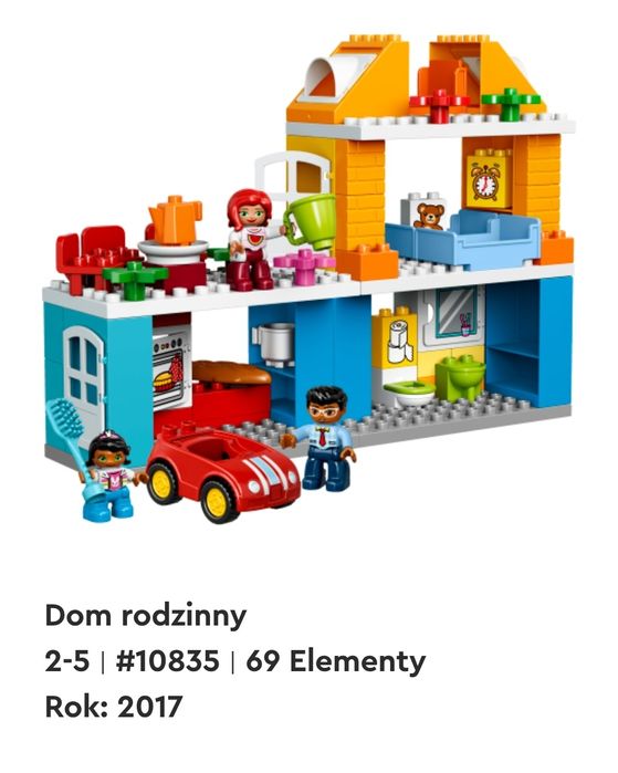 Zestaw LEGO Duplo Dom Rodzinny 10835

Rok: 2017