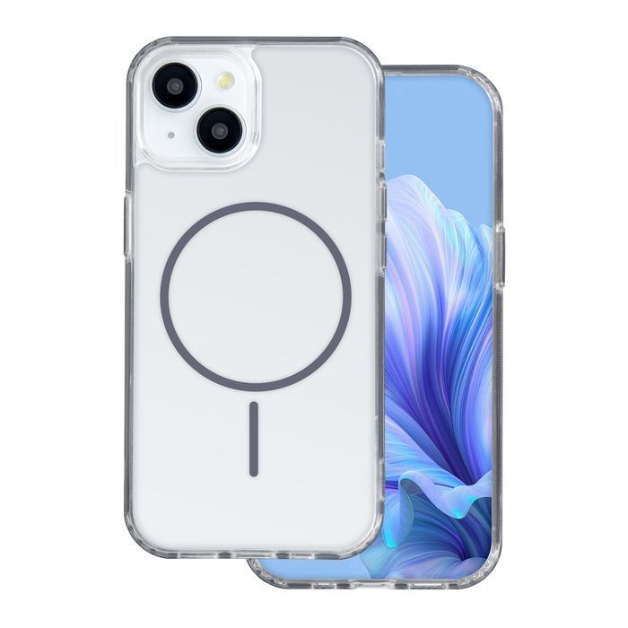 Nakładka Anti Shock Thin Mag do iPhone 17 Pro Max 6,9" szara open ring