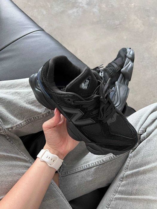 Кроссовки New Balance 9060 black / Нью Беленс 9060 черные 38 39 40
