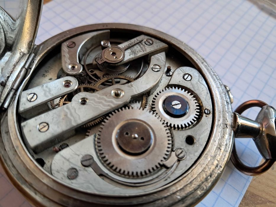 Zegarek REGULATEUR duzy 66 mm,chodzi,piękny stan