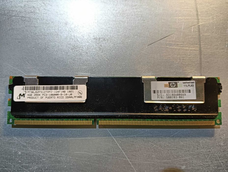 Lote de memórias servidor e de desktop DDR3 e DDR4