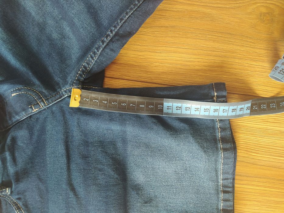 Spodenki spodnie ciążowe jeansowe S 36