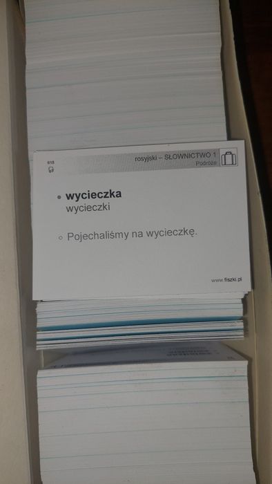 Fiszki do nauki języka rosyjskiego