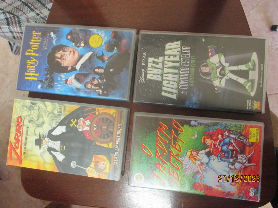 13 VHS de Desenhos animados
