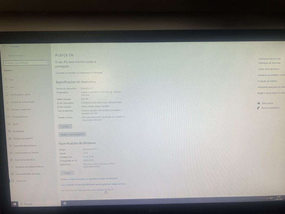 Pc de secretaria HP