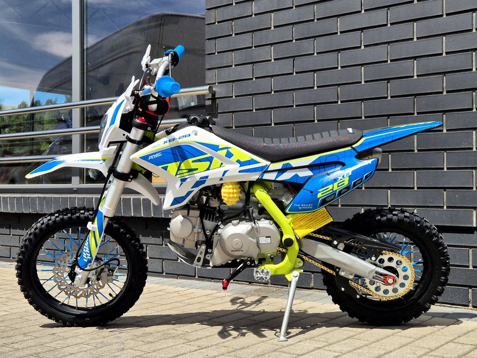 Cross ASIX XB-28 125cc/110 Solidny, Koła 14/12 ! E.Rozruch ! NOWY !