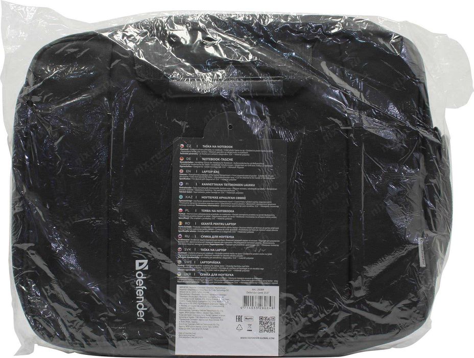 Сумка для ноутбуку Defender Geek 15.6" Black