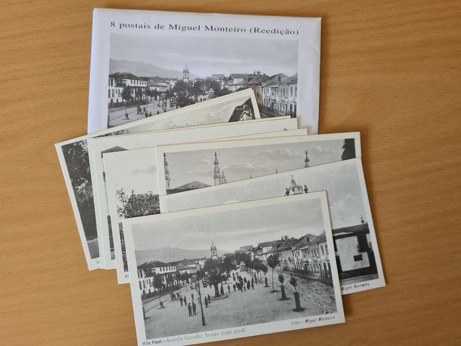 8 postais antigos de Vila Real, Miguel Monteiro (reedição)