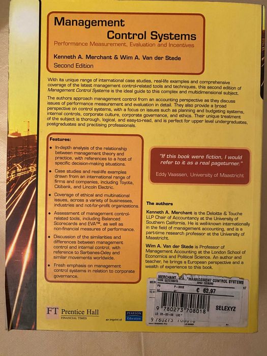 Management Control Systems