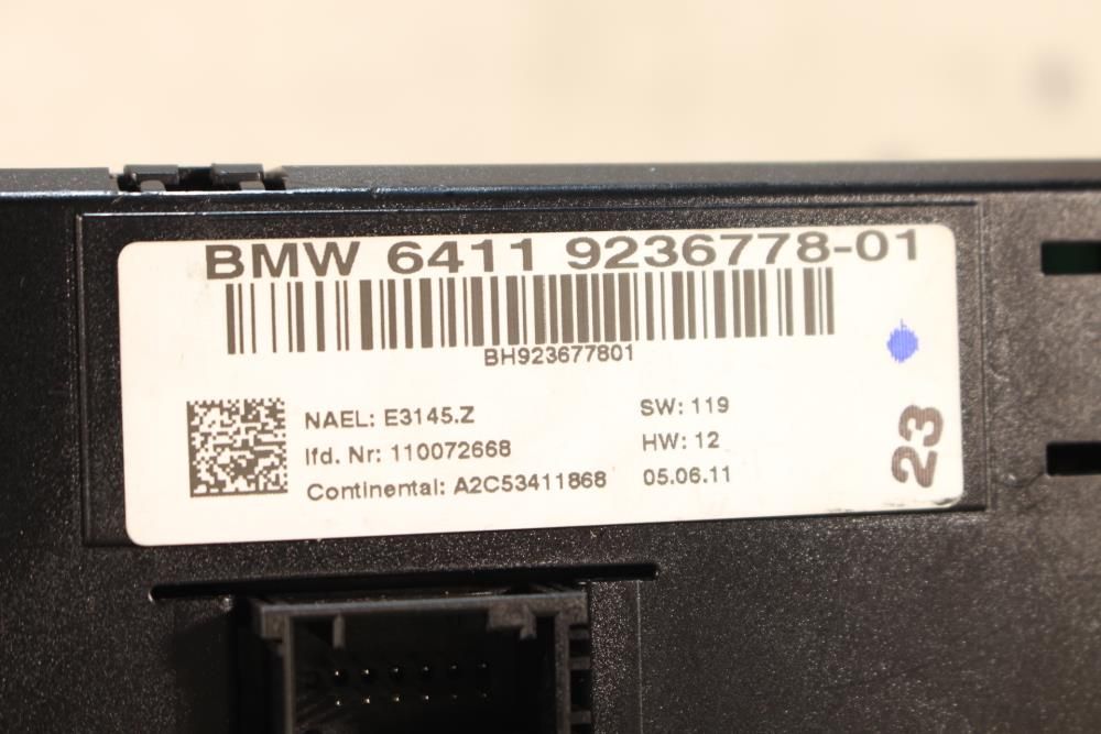 Comando chauffage / sofagem BMW 1 (E87)